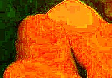 Bound woman plays with cock in bondage