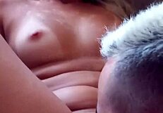 Blonde beauty shares wet pussy and ass with husband in homemade scene