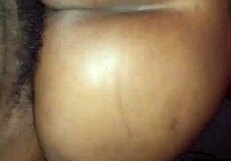 Phat ebony booty rides hard