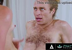 nuru massage - gorgeous sophia burns gives the best first nuru experience to her client