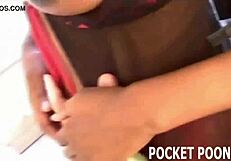 naughty babe in lingerie masturbating