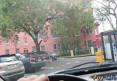 Teen Big Tits Jizzed POV