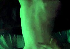 Young woman picked up at the night club for dancing