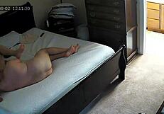 bedroom camera dp girlfriend with 10 inch dildo