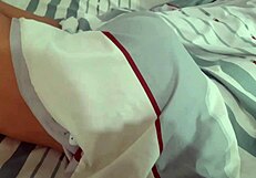 my latina friend makes me cum through masturbation