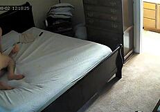 bedroom camera dp girlfriend with 10 inch dildo