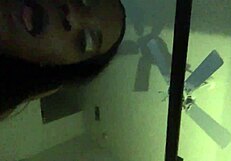 Bold display of huge tits and ass in action