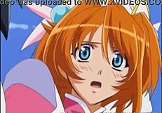 Anime fantasy scene with characters