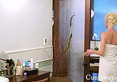 Stacked Teen Step Daughter Gets Trained by Experienced Lesbian Stepmom