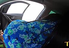 mysterious latina duda gets wild in ted's car ride, big ass on display 😏