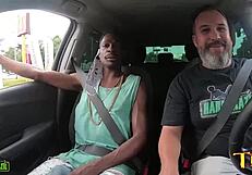 mysterious latina duda gets wild in ted's car ride, big ass on display 😏