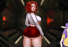 In the Dragon Ball Adventure, a Shaved Queen Gets Doggystyle Sex with a Big Cock.