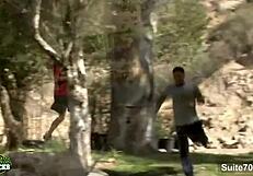 Horny Gay Jocks Fucking Hard Outdoors