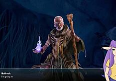 In the Dragon Ball Adventure, a Shaved Queen Gets Doggystyle Sex with a Big Cock.