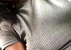 i love those perfect tits bouncing in the car