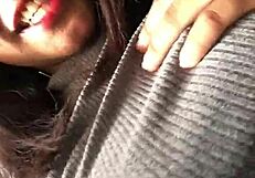 i love those perfect tits bouncing in the car