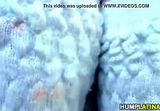 Big tits latina masturbates on cam