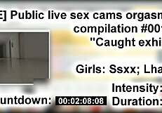 Teen Public Live Sex Cams Orgasms Compilation 001 - Caught Exhibitionists Flashing Outdoors.