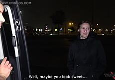 Hot Babe Gets Jizzed Without Sex in Car