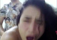 novinha putinha moans loudly asking for anal force