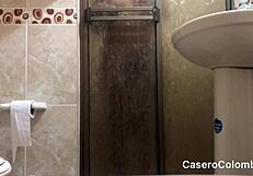 Getting in shower with friend's wife for amateur fun?