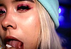 Pretty Girl Deepthroats Hard Cock On Webcam