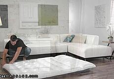 NuruMassage: She Fucks Her Husband Hard to Get Pregnant with Desire