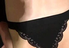 Caucasian bent over in doggystyle with monster cock