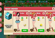 Booty Farm Hentai Game: Milf Flashing Big Tits on Ranch