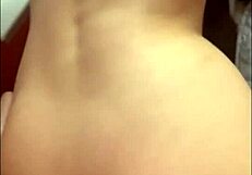 young girl with a round ass in homemade russian scene