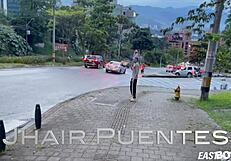 Colombian Twink Jhair Puentes Charms in Gay Casting Interview with Handjob Tease