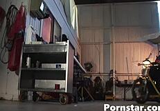 Brittaney Starr Bent Over For Facial