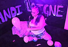 i enjoy watching kandi laigne pop balloons cutely