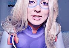 giantess mount lady spends christmas with you, blowing and popping balloons