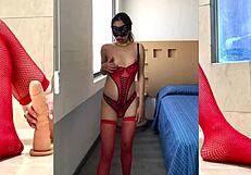 Perrita Rica Shows Her Pussy with Toys and Cock