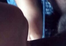 Red BBW Sucks Dick In Car