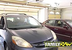 Petite teen rides cock in pov blowjob fucking