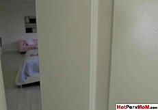 curvy milf stepmom macey jade rips clothes to seduce stepson in doggystyle