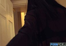 Can Scarlett Handle That White Dick Breeding Her Ebony Pussy?