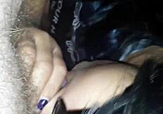 Blind Latina Deepthroats My Cock With Gagging