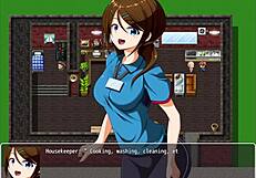 हाउसकीपर को काम पर एनपीसी ने चोदा डिटेल्ड क्रीमपाई सीन