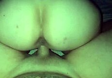 Wow! Fat Ass Riding Big Cock Ends in Huge Creampie