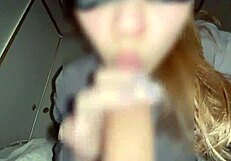 can you believe this housewife's vacuum blowjob? it's intense!