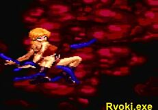 kuromaru fights maria in hentai battle