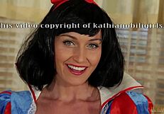 Snow White gives oily handjob on big dick POV?