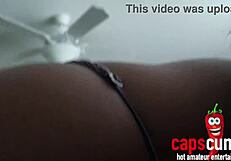 Morning Shenanigans With Her Big Ebony Ass In Cowgirl Orgasm.