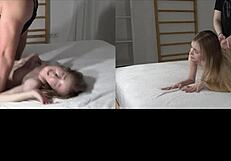 College Slut Drilled Hard by Horny Roommates