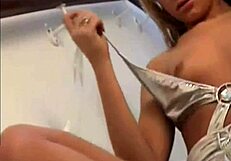 i really like these purple pvc panties on my ass, babe