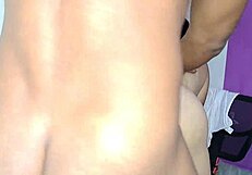 I fuck my secretary's wet pussy until cum in ass.