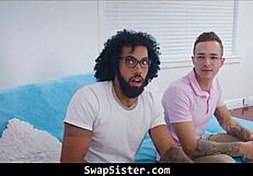 Payton Avery And Sophia Leone Play Horny Guessing Game With Stepbrothers